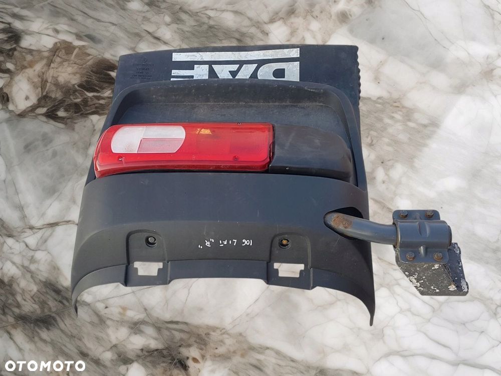 BŁOTNIK ZAKOLE NADKOLE CHLAPACZ MOCOWANIE LAMPA PRAWY DAF XF 106 CF EURO 6 - 2