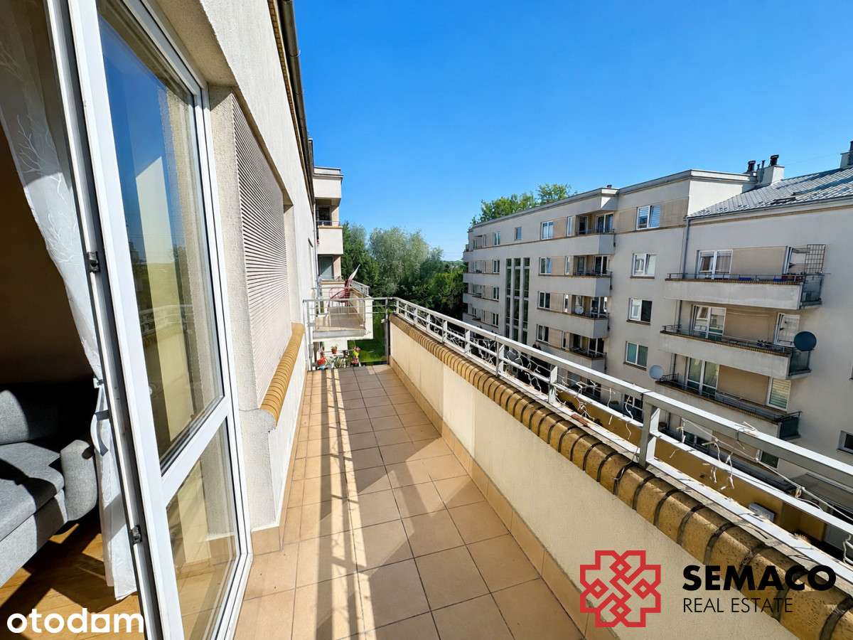 2 osobne pokoje/duży balkon/miejsce postojowe