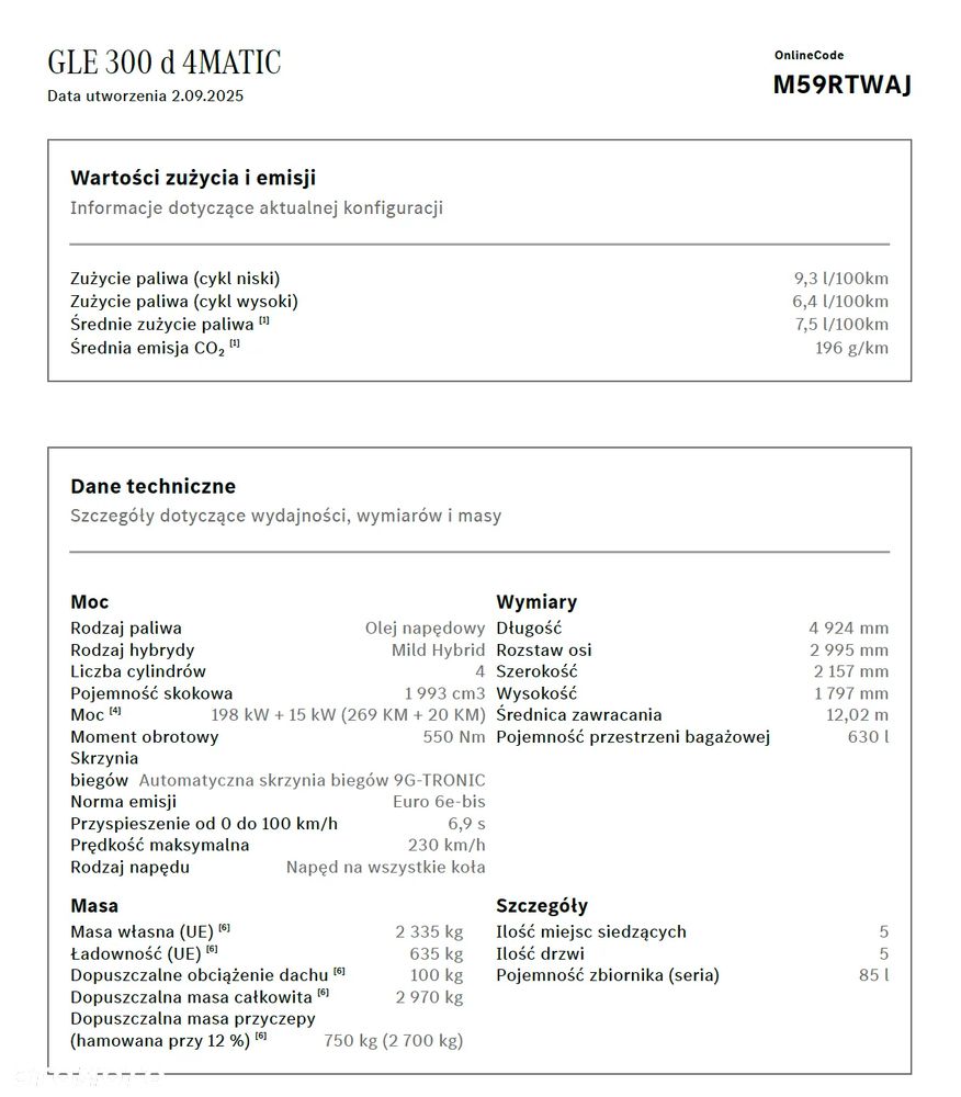 Mercedes-Benz GLE 300 d mHEV 4-Matic AMG Line - 12