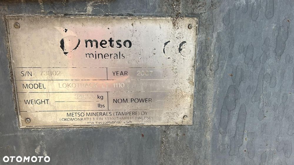 Inny METSO Kruszarka Udarowa Lokotrack LT1110 - 15