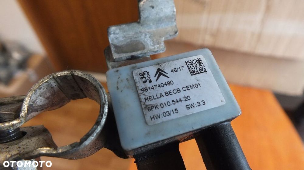KLEMA PRZEWÓD BEZPIECZNIK CITROEN C3 9816283580 - 3