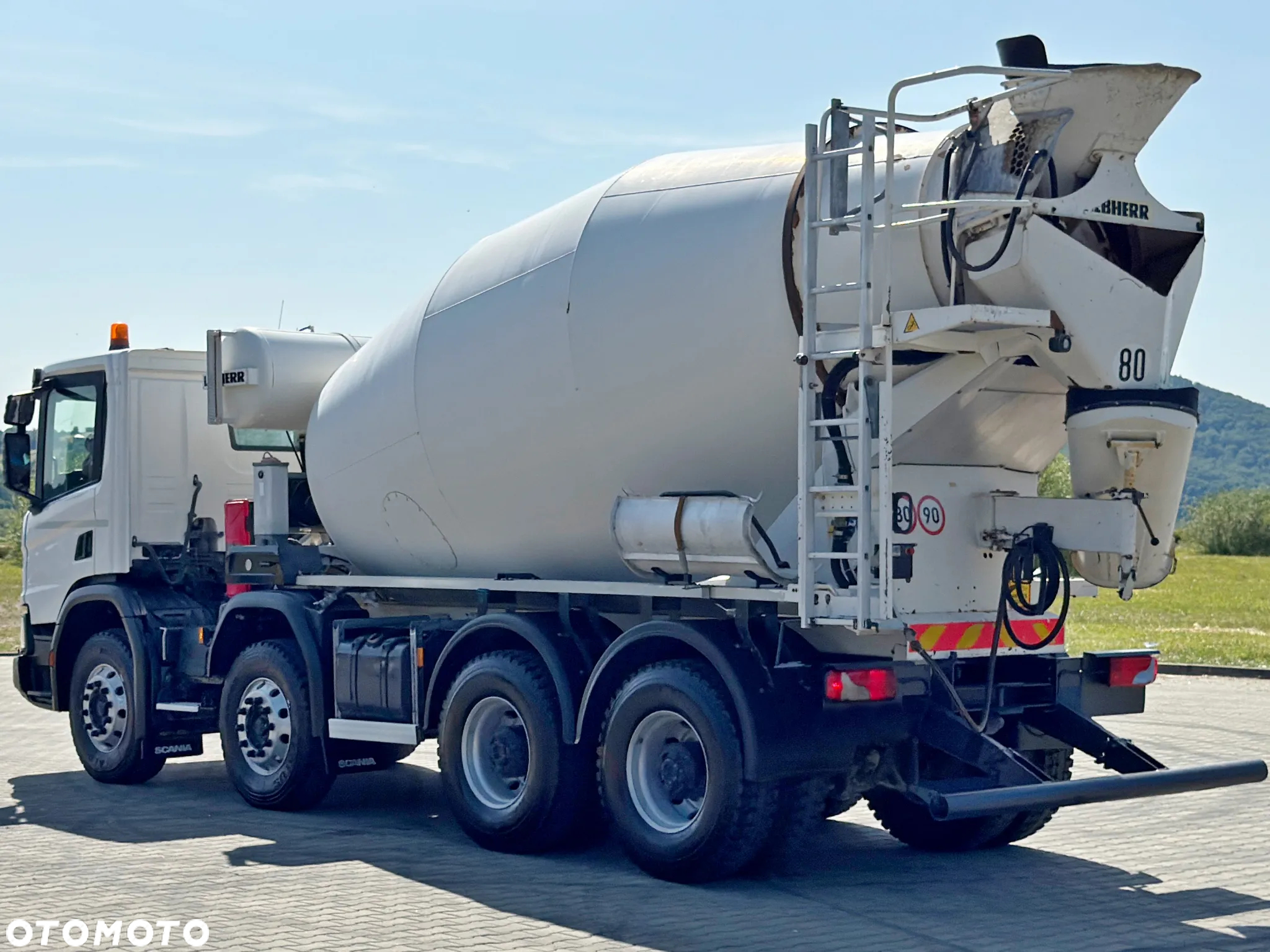 Scania P 450  * BETONOMIESZARKA / 8x4 * STAN BDB - 5
