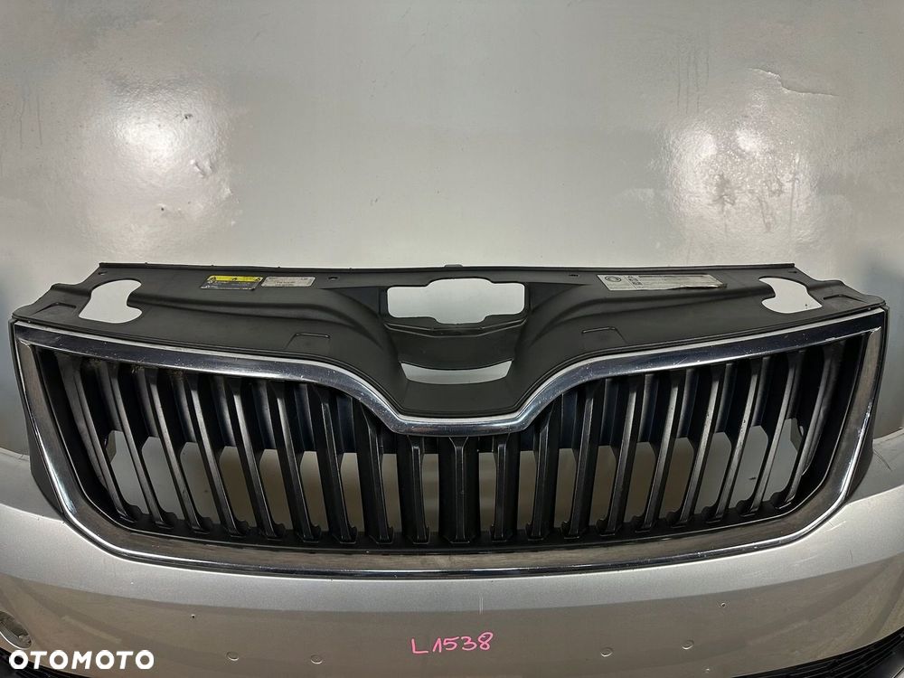 ZDERZAK PRZÓD PRZEDNI SKODA RAPID 5JA LIFT FL 2017- KOMPLETNY GRILL KRATKI - 4