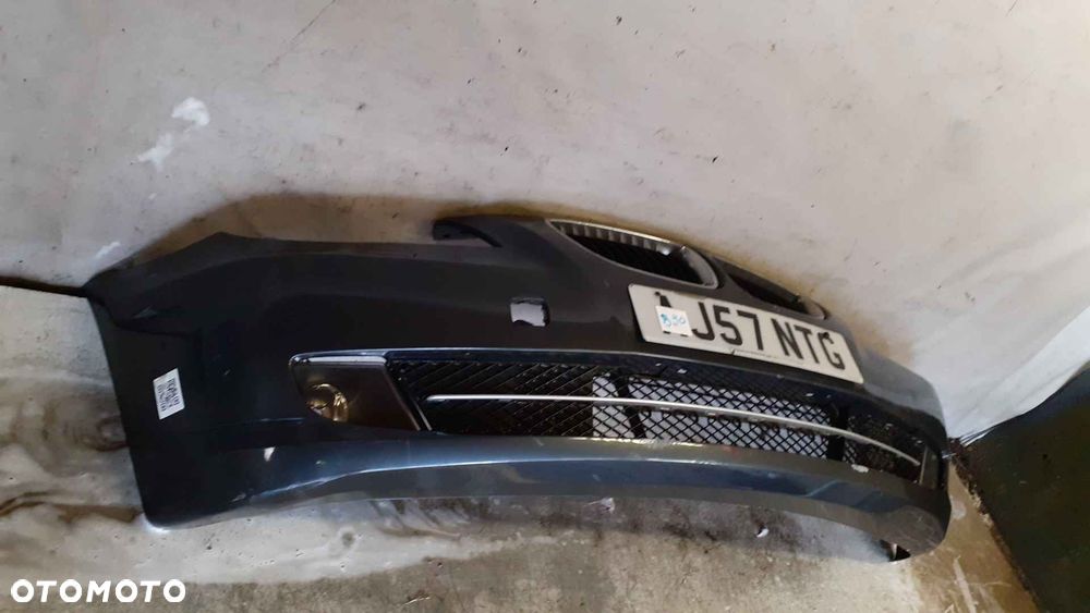 ^ ZDERZAK PRZÓD PRZEDNI BMW E60 E61 SERIA 5 LIFT FL TITANGRAU SZARY GRAFITOWY SPRYSKIWACZE LAMP XENON PDC CZUJNIKI HALOGENY - 4