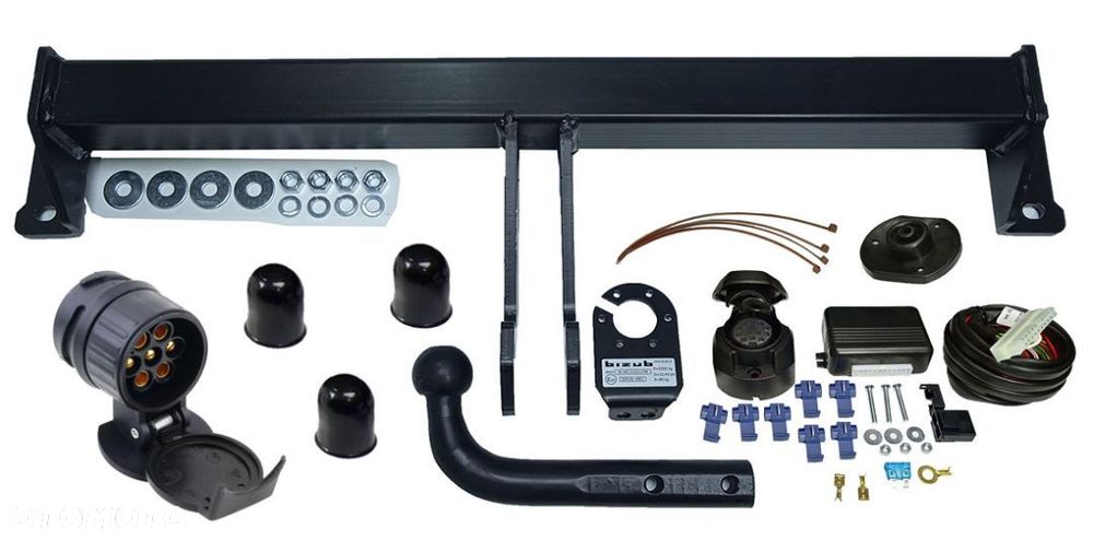 BMW X3 E83 + LCI + FACELIFT + FL 2004-10 HAK HOLOWNICZY + MODUŁ 13PIN +WIĄZKA + ADAPTER 13/7 - 14