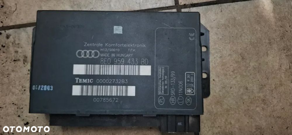 MODUŁ KOMFORTU 8E0959433BD AUDI A4 B6 1.9 TDI 130 KM 00-05 - 1
