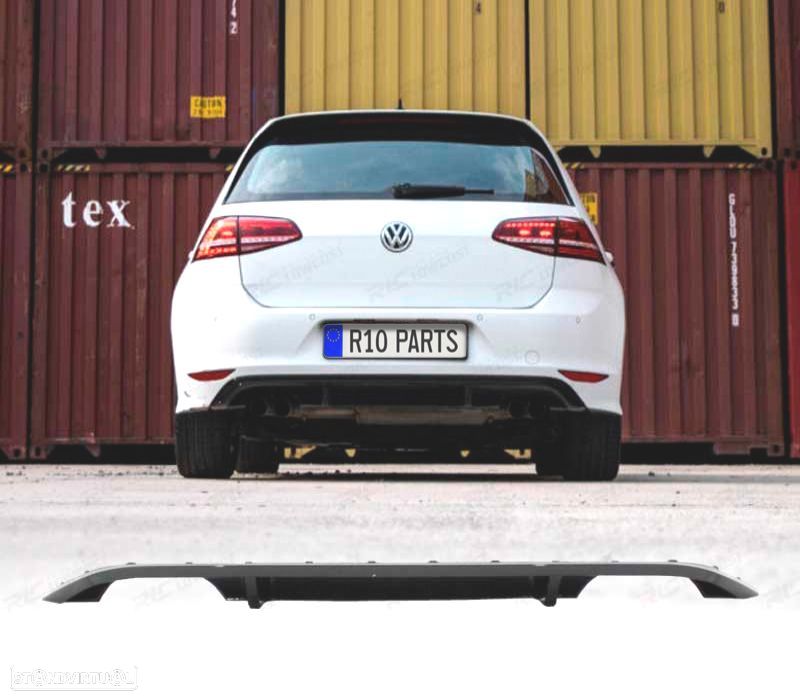 DIFUSOR VOLKSWAGEN VW GOLF 7 12-17 LOOK R LINE 00---00 - 2