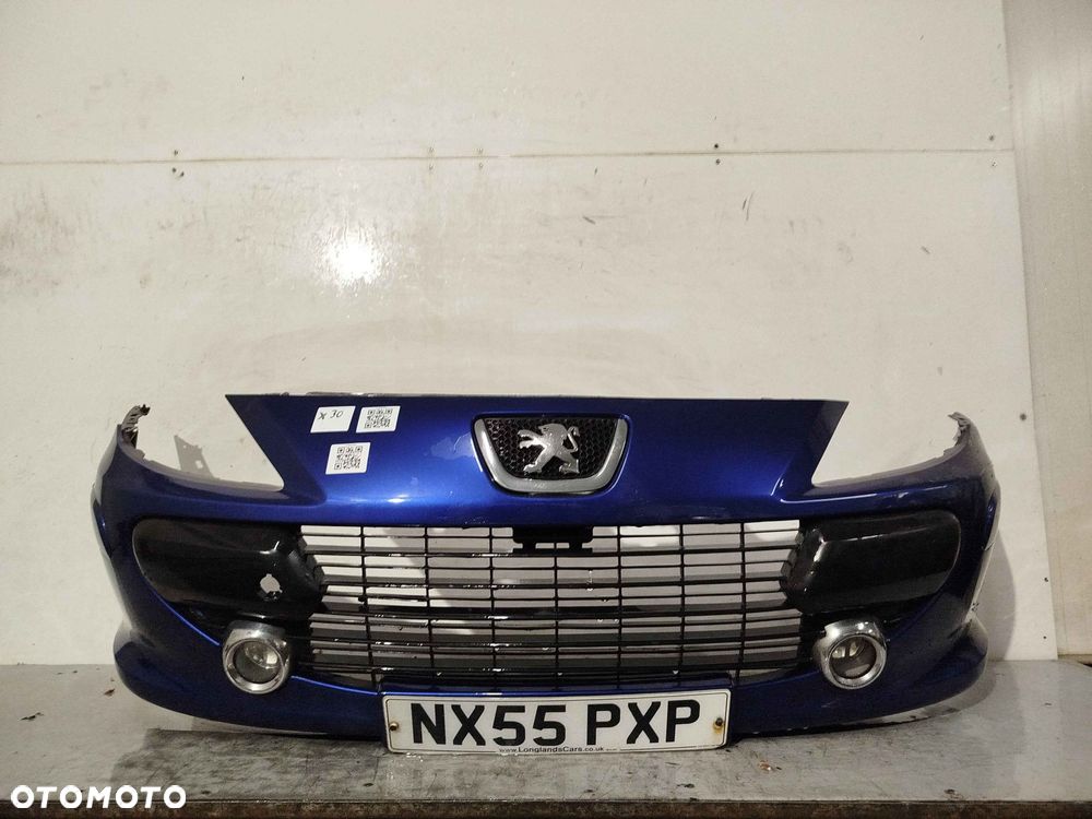 + ZDERZAK PRZÓD PRZEDNI DO PEUGEOT 307 LIFT FL EGED GRANAT GRANATOWY HALOGENY