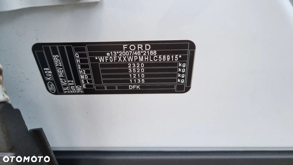 Ford Kuga 2.5 Duratec PHEV GRAPHITE TECH EDITION - 40