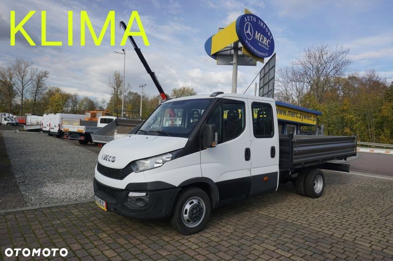 Iveco 35C13 doka brygadówka rama skrzynia wywrotka HDS - 1