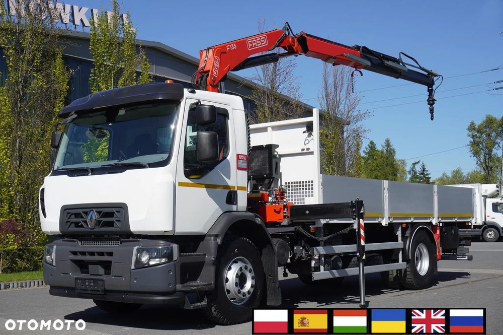 Renault C280 DTI 8 / HDS Fassi F135A.0.22 / Pilot / Rotator / Platforma 15 EPAL - 1