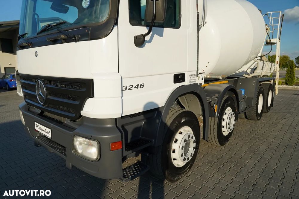 Mercedes-Benz ACTROS 3246 / BETONIERĂ SCHWING STETTER / 8X4 / EPS + AMBREIAJ / JANTE DIN ALIAJ / - 11