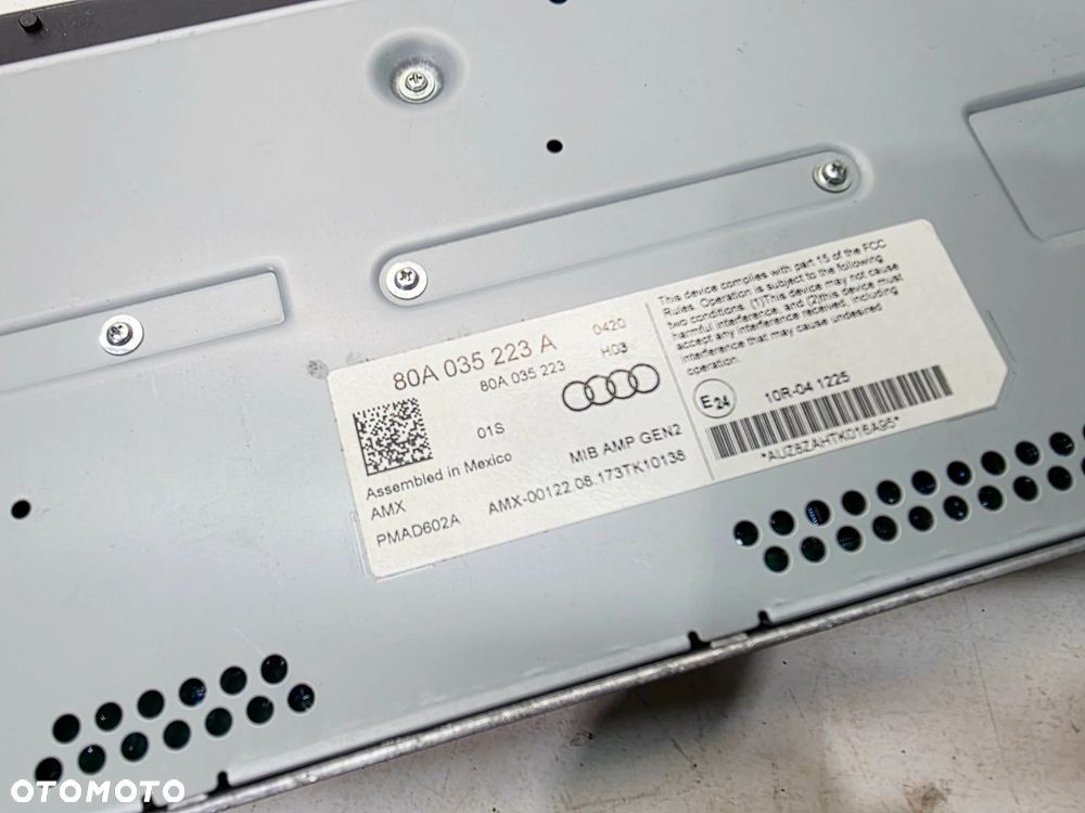 WZMACNIACZ RADIA BANG & OLUFSEN AUDI Q5 FY 80A035223A - 6