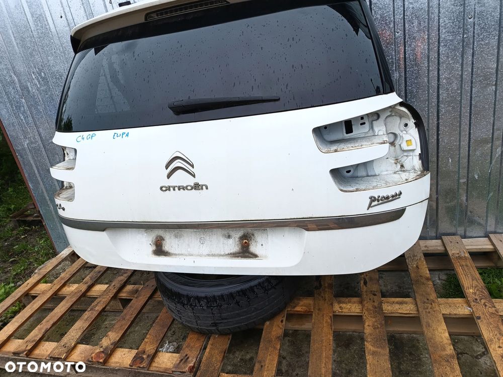 citroen c4 ii grand picasso 13- klapa bagażnika tył chrom ewpa - 4