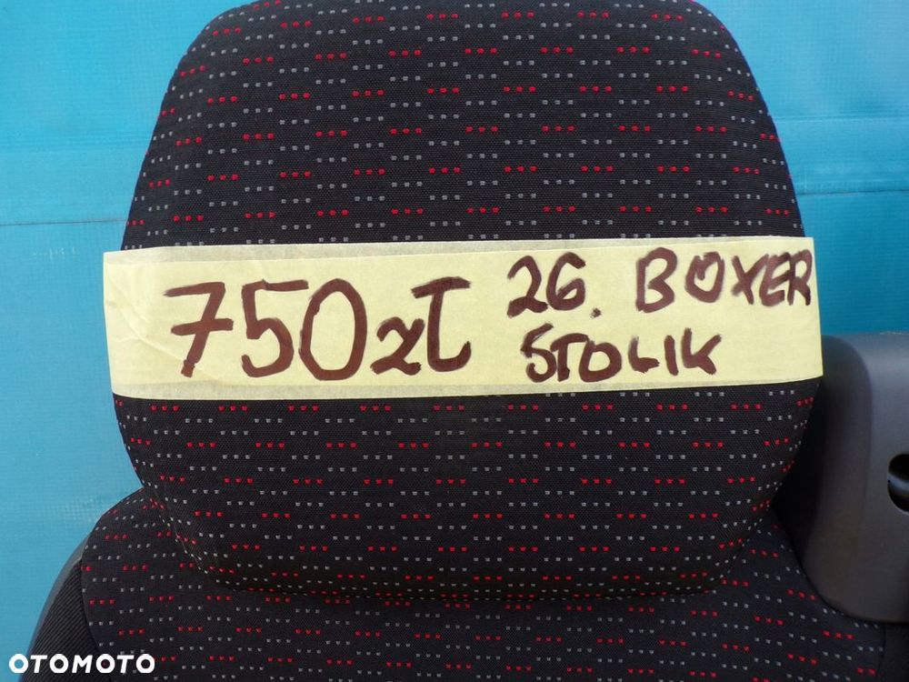 DUCATO BOXER JUMPER 2014- fotel PODWÓJNY KANAPA pasażera prawy ze STOLIKIEM - 2