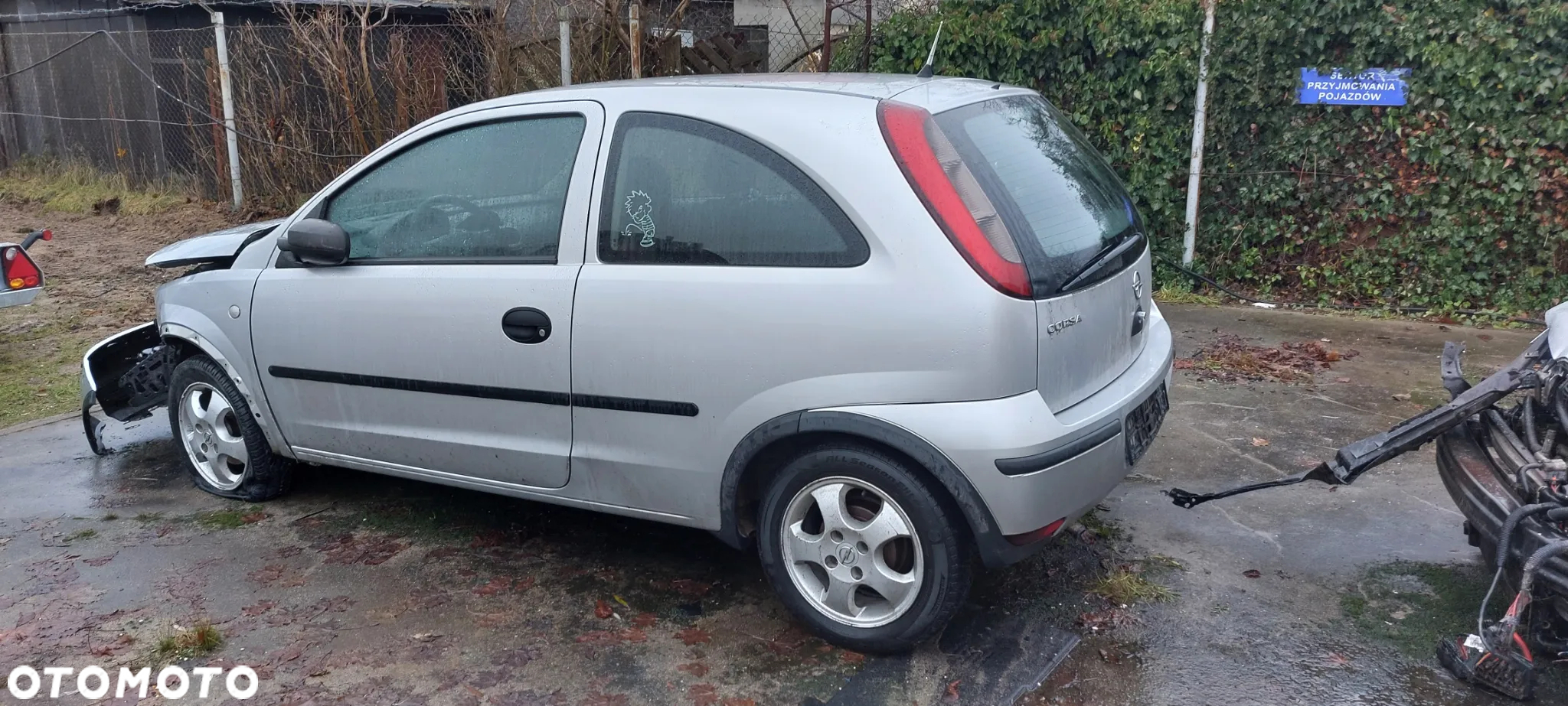 Opel Corsa C na części drzwi prawe lewe kompletne - 7