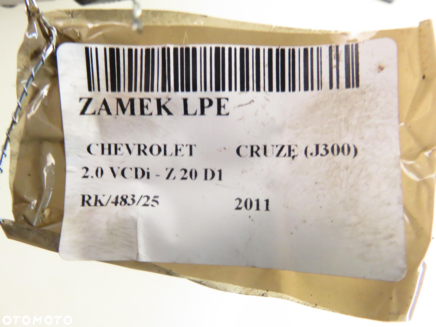 ZAMEK LEWY PRZEDNI CHEVROLET CRUZE (J300) 13503801GN - 9