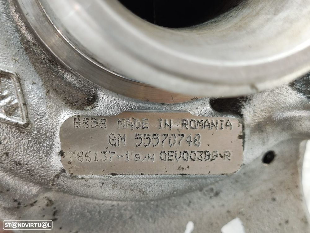 Turbo Compressor Garrett GM 2.0 CDTI 160cv A20DTR 55570748 - 8
