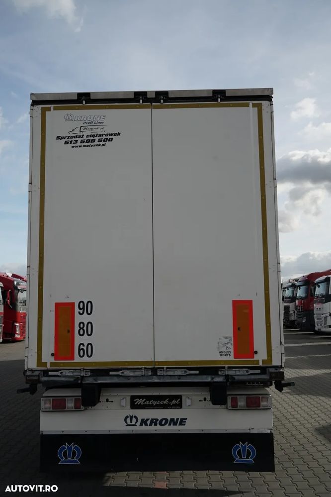 Krone CORTINĂ KRONE / LATERALĂ DE PLĂTIRE / AXĂ RIDICATĂ / SAF / STANDARD - 12