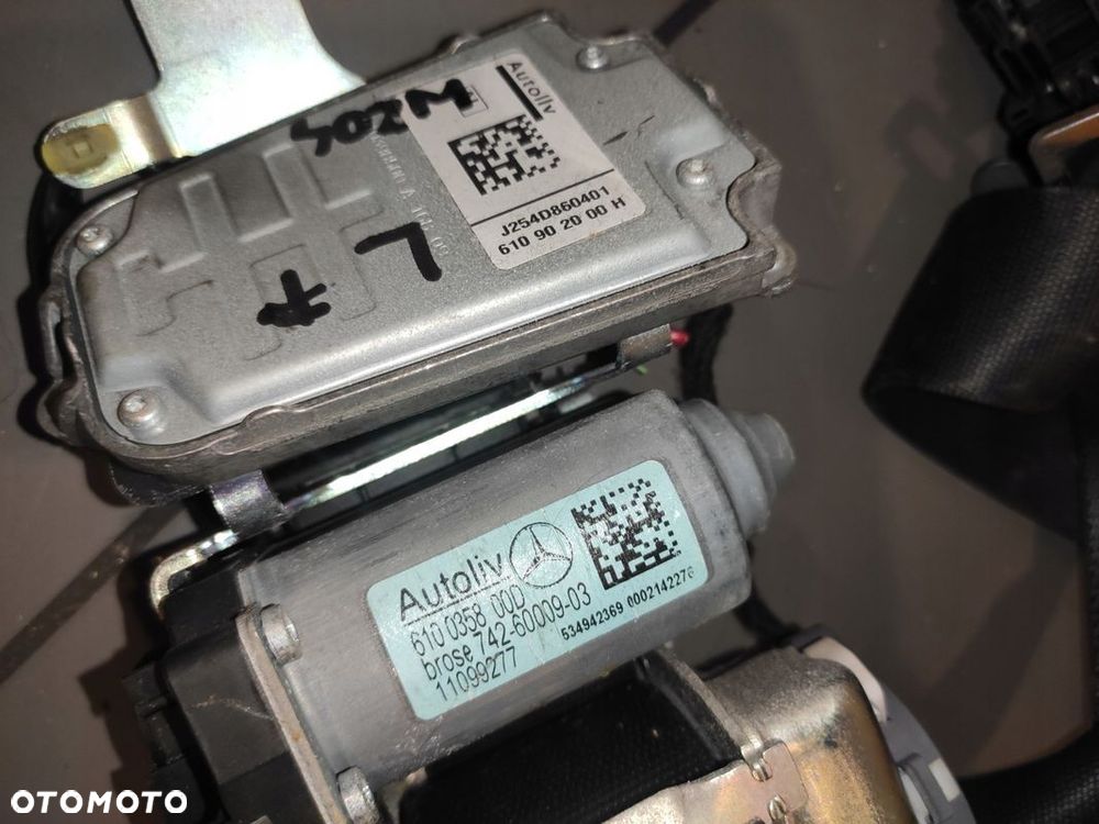 MERCEDES C-KLASA W204 PAS BEZPIECZEŃSTWA LEWY PRZÓD STAN BDB ORYG - 9