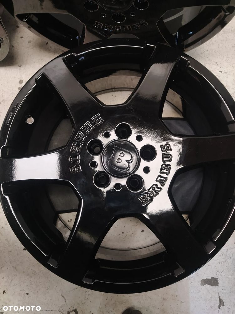 BRABUS MERCEDES 8X18 ORYGINALNE FELGI ALUMINIOWE R18 ET67 5x112 KOMPLET DEKIELKI ORYGINAŁ - 6