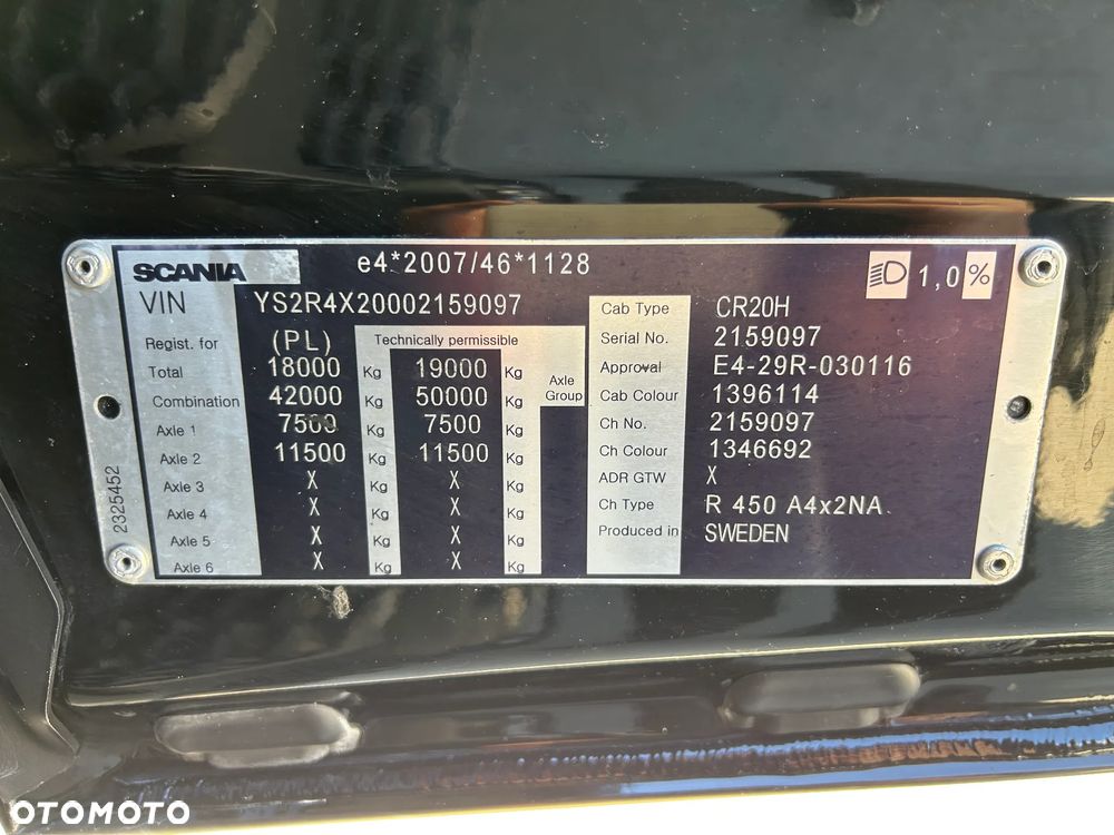Scania R450 RETARDER / KLIMA POSTOJOWA / NOWE OPONY / STANDARD / TACHOGRAF NOWEJ GENERACJI / ZBIORNIKI PALIWOWE 1370 L / PRODUKCJA 2019 ROK !! - 34