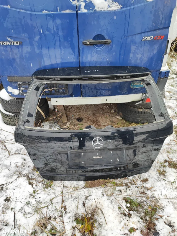 MERCEDES ML W164 KLAPA TYŁ czarna