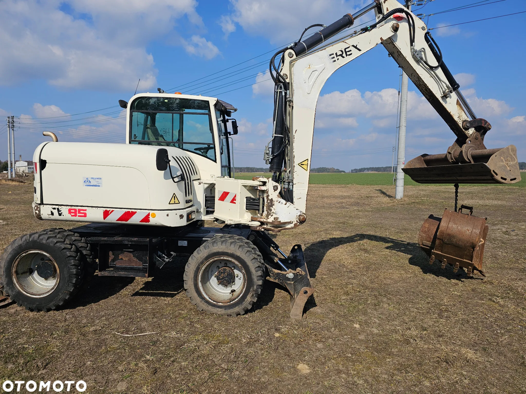 Terex TW85 2008rok koparka kołowa + 3 ŁYŻKI - 2