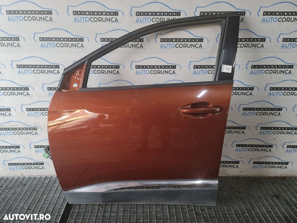 Usa Stanga Fata Peugeot 3008 II 2016 - 2020 SUV 4 Usi Copper Braun Perleffekt ELG (1316) ... - 1