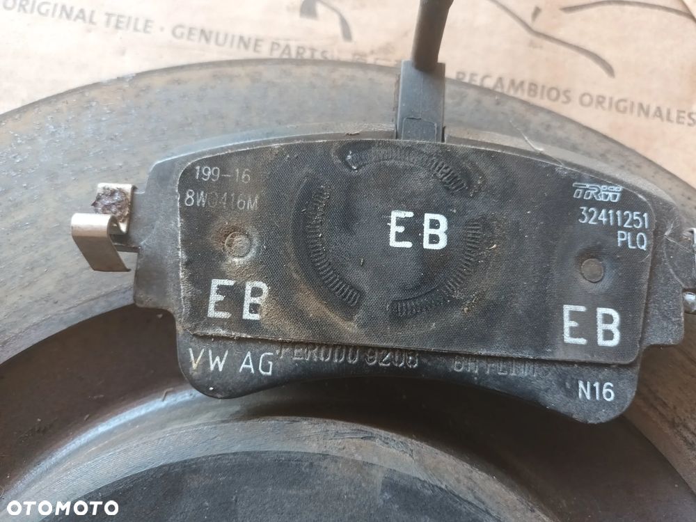 Audi A4 B9 8W komplet Tarcze Hamulcowe klocki tył 8W0615601K 330mm 72KM - 7