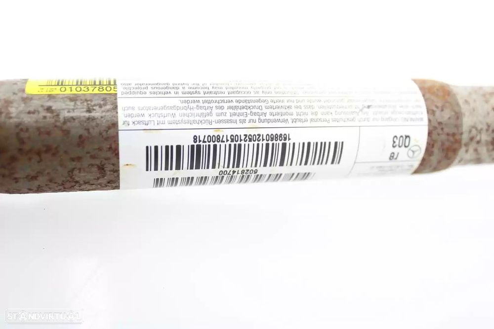 AIRBAG CORTINA FRONTAL DIREITO MERCEDES-BENZ CLASSE B 2005 -1698601205 - 4