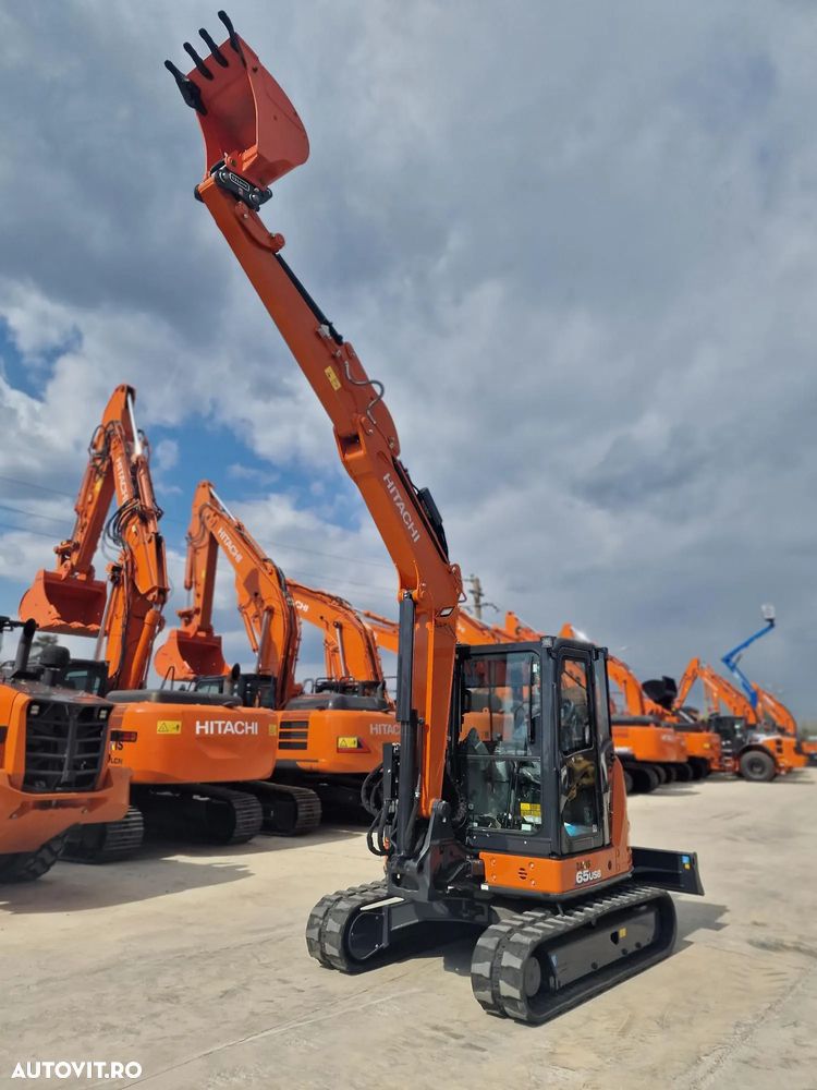 Hitachi ZX65, 6,5tone, 2025, NOU, 66.900 EUR+Tva, PROMOTIE CUPLA RAPIDA+3 CUPE NOI, Aer cond, Inst picon, Ad sapare 4,5m, latime 2m, inaltime 2,55m, posibilitate leasing 5 ani, SUPER PRET 66.900 EUR+Tva - 29