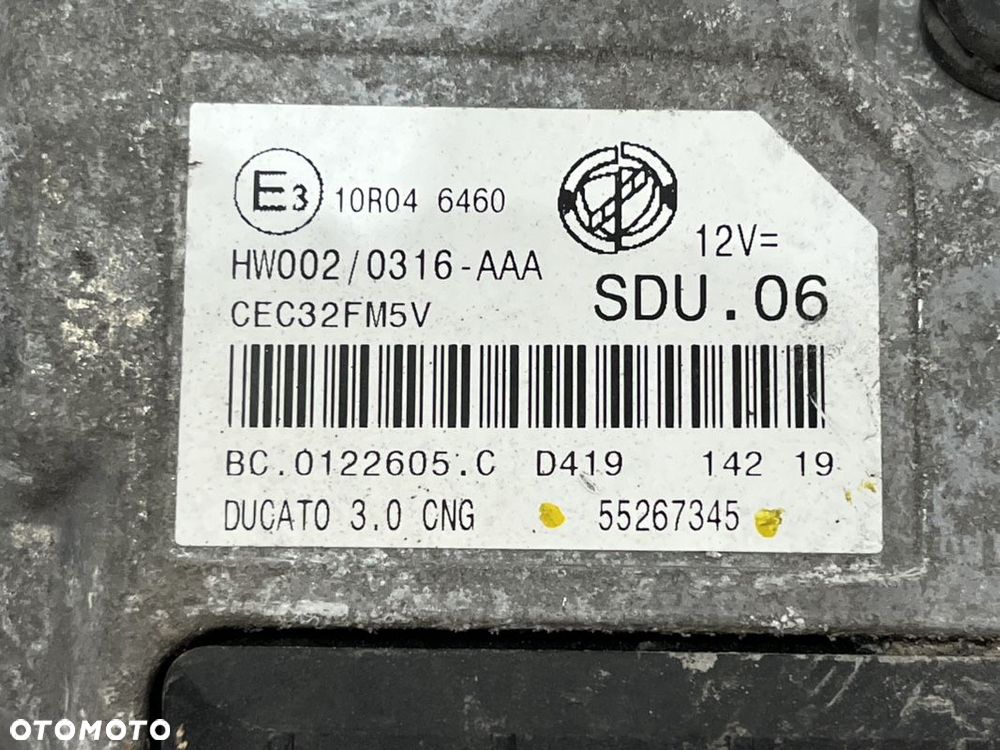FIAT DUCATO BOXER JUMPER KOMPUTER STEROWNIK 55267345 - 6
