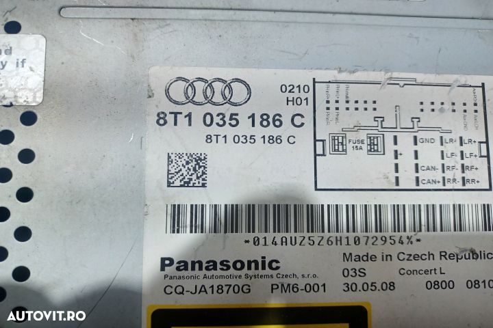 Radio cd 8T1035186C Audi A4 B8/8K [facelift] [2011 - 2016] Avant wago - 4