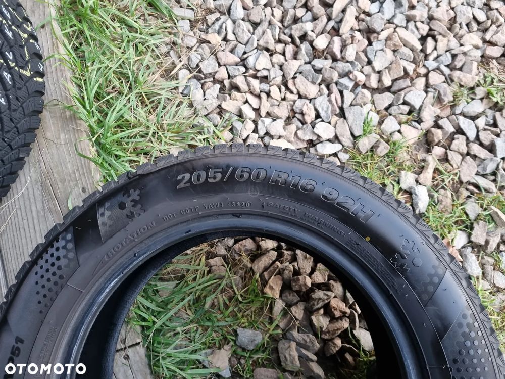 Opony Kumho WinterCraft WP51 205/60R16 92H 2020r,4x7mm bdb stan - 11
