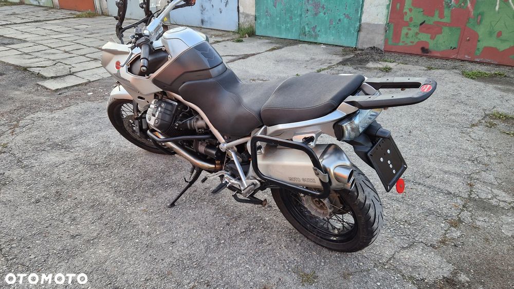 Moto Guzzi Stelvio ntx 1200 2010r. Wszystkie części. Rama,tłumik,kolektor,kanapa,instalacja, wtryski,przepustnice,lagi,wał,błotnik - 4