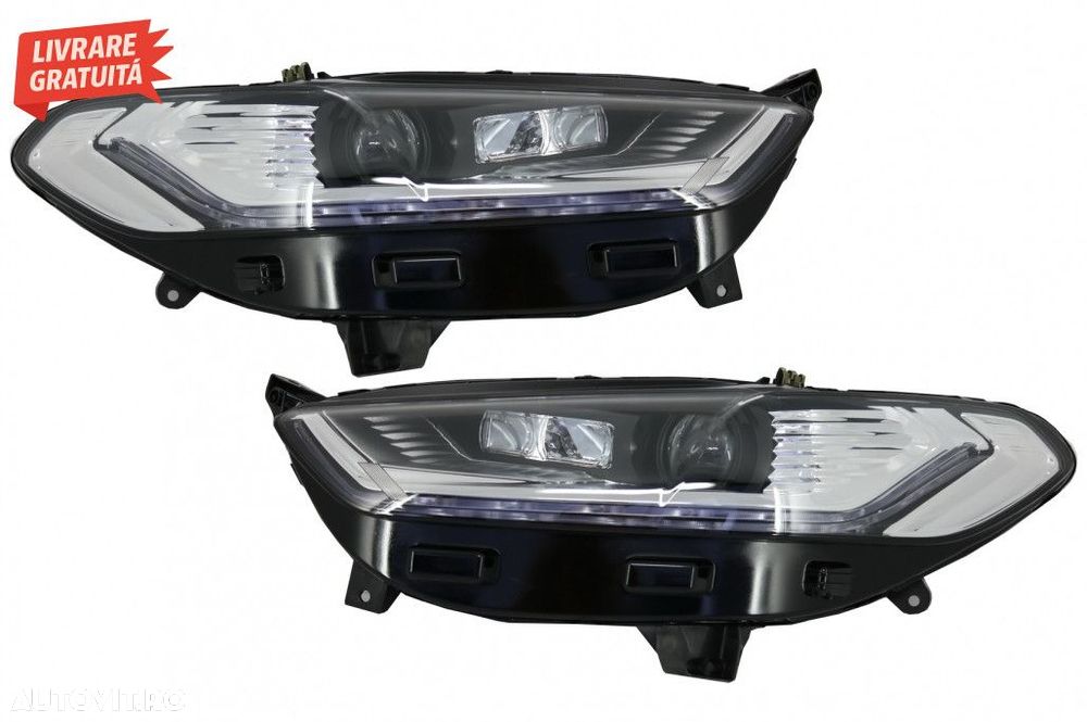 Faruri LED DRL Ford Mondeo MK5 (2013-2018) Semnalizare Secventiala Cro - 1