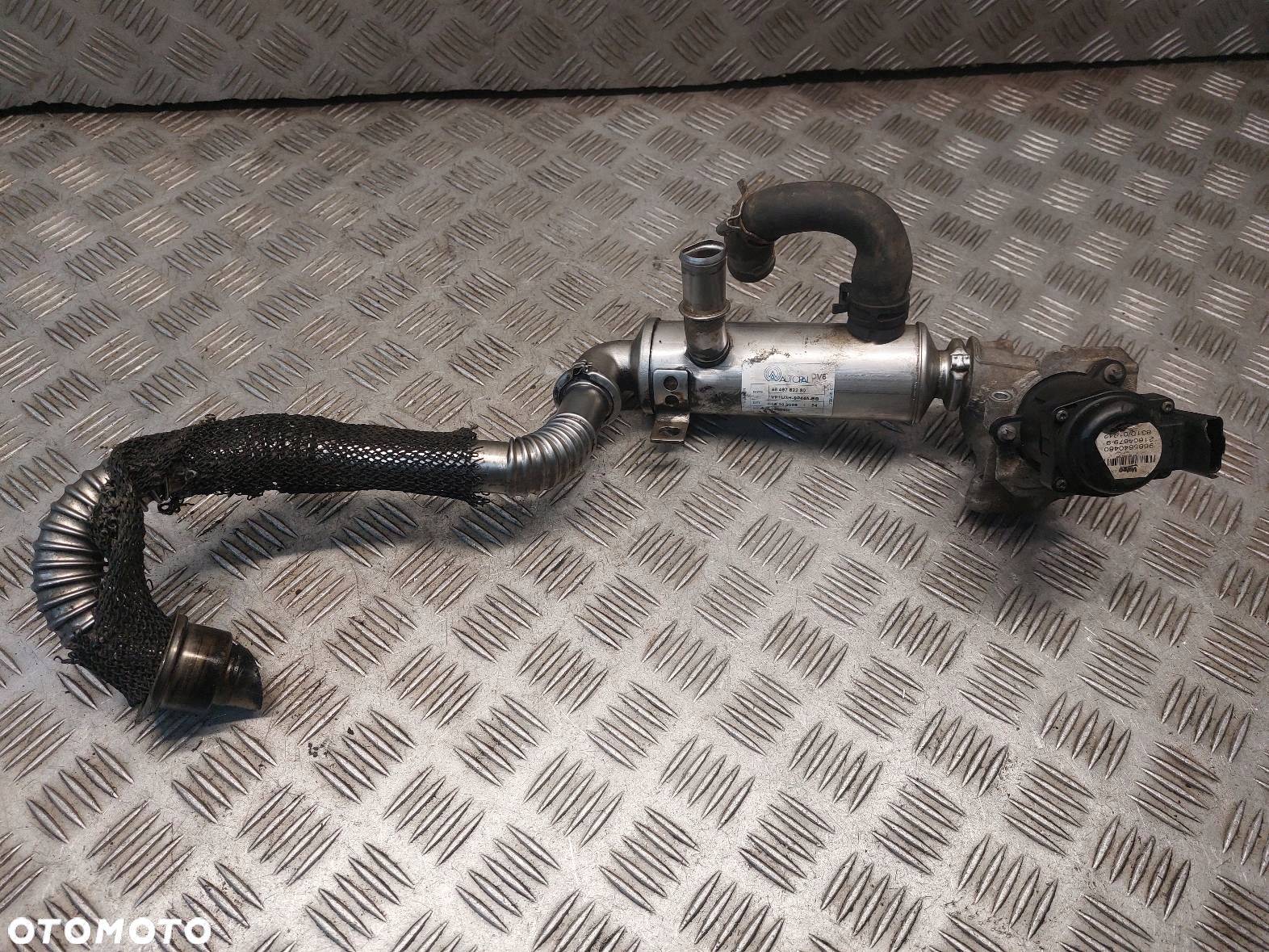 CHŁODNICZKA SPALIN EGR+ ZAWÓR CITROEN BERLINGO II 9646762280 9685640480 - 1