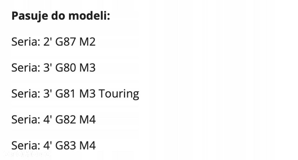 BMW M2 G87 M3 G80 M4 G82 G83 KIEROWNICA M-POWER - 5
