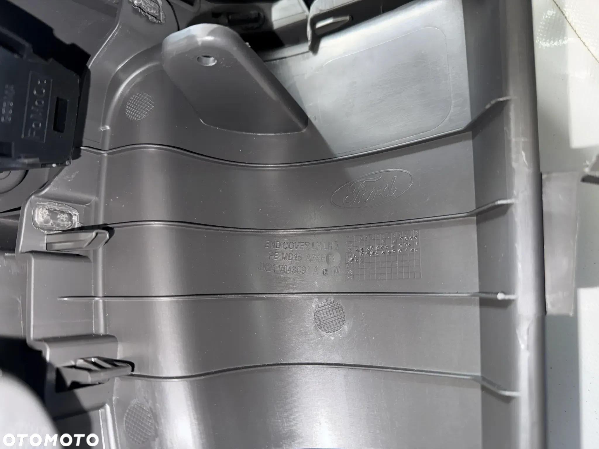 Panel sterowania światłami | Lewa Osłona konsoli deski rozdzielczej | uchwyt napoje | Ford Transit Custom - jk21 v043c91a - 4