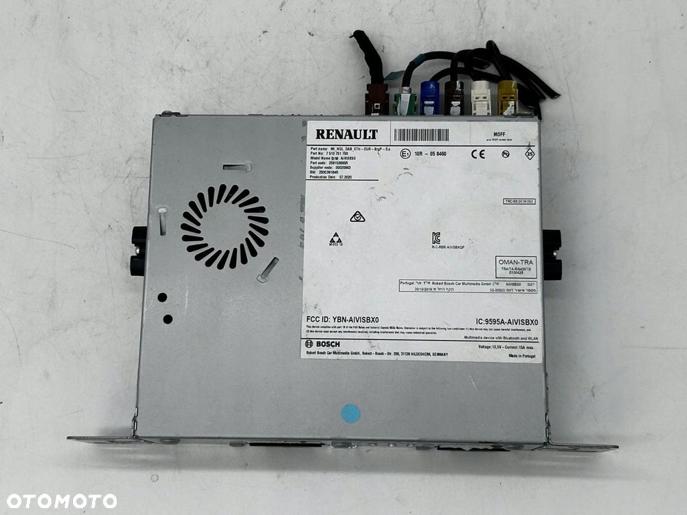 radio nawigacja captur clio arkana 259153695r - 2