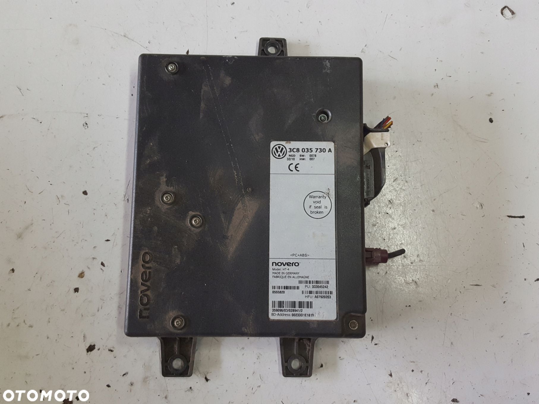 VW PASSAT CC 08-12r MODUŁ STEROWNIK BLUETOOTH 3C8035730A - 1