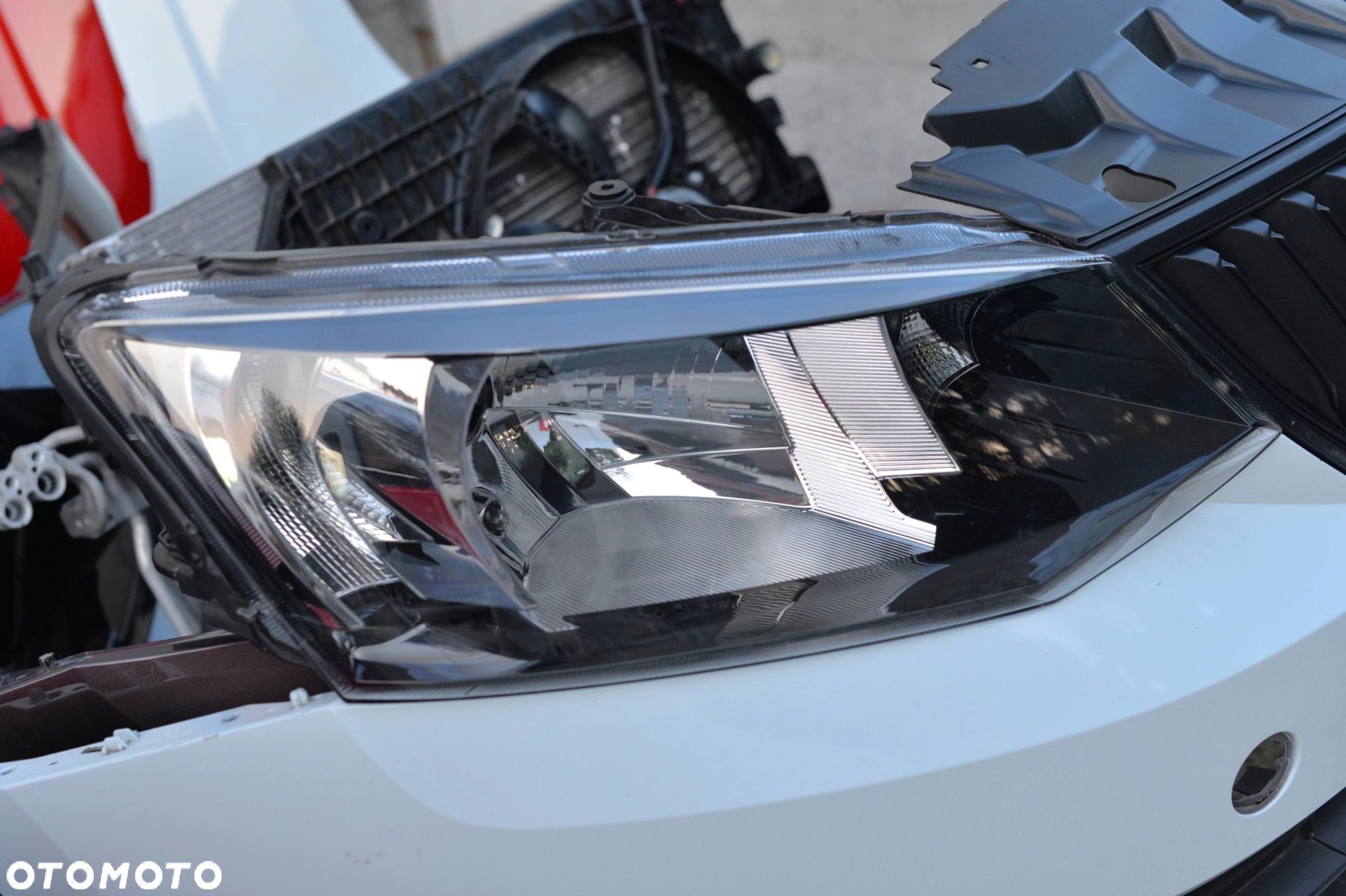 MASKA ZDERZAK GRILL BŁOTNIK PAS LAMPA H7 XENON BELKA SKODA FABIA 3 III - 10