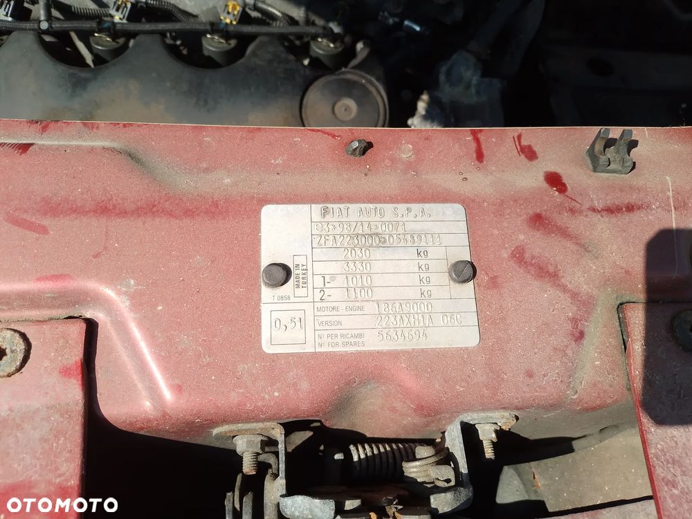 FIAT DOBLO I LIFT 04-10 WENTYLATOR DMUCHAWY132 - 22