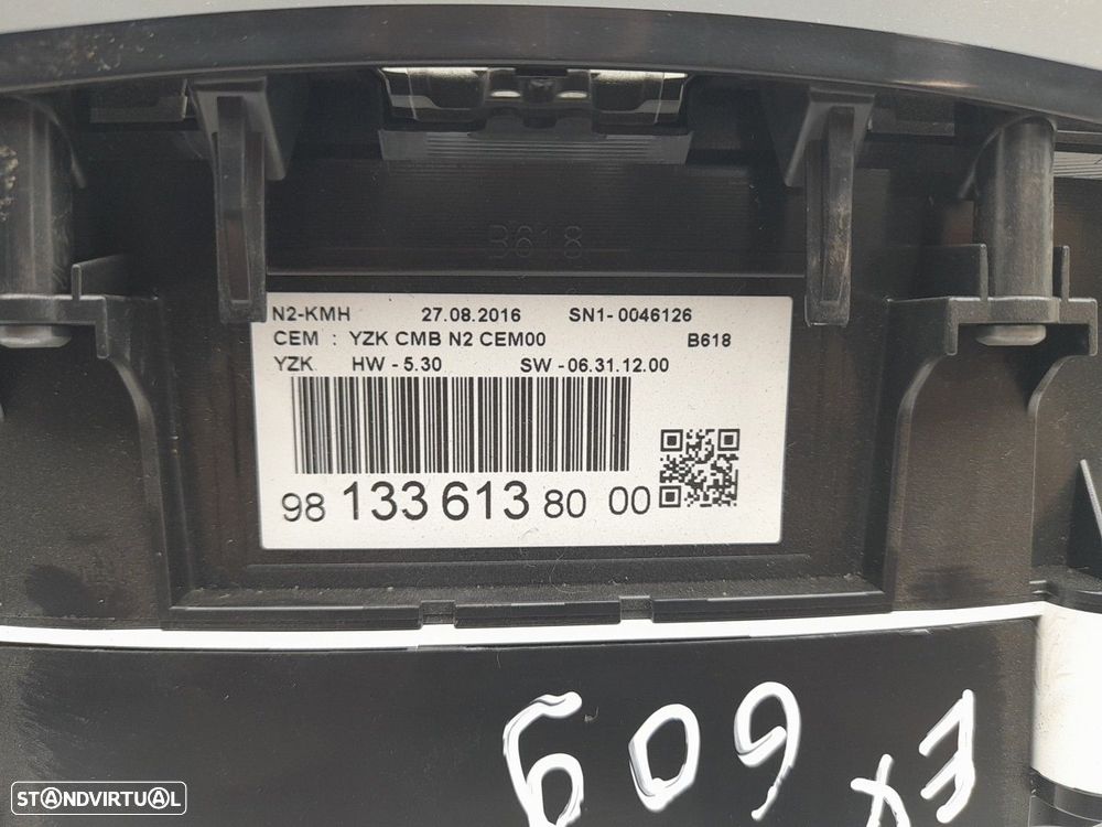 Quadrante / painel de instrumentos CITROËN C3 III (SX) - 5