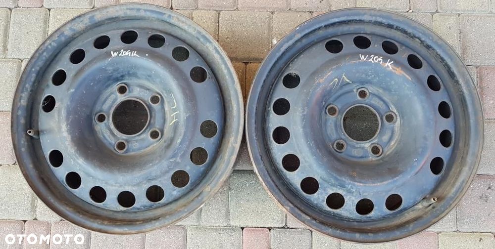 FELGA STALOWA 15 MERCEDES W204 5X112 ET49 - 5