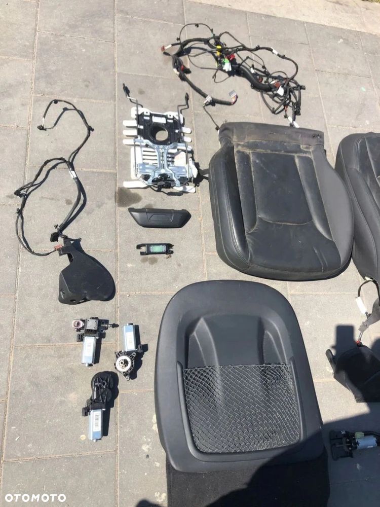 CZĘŚCI FOTELI AUDI Q7 4M GRZANE ELEKTRYCZNE - 12