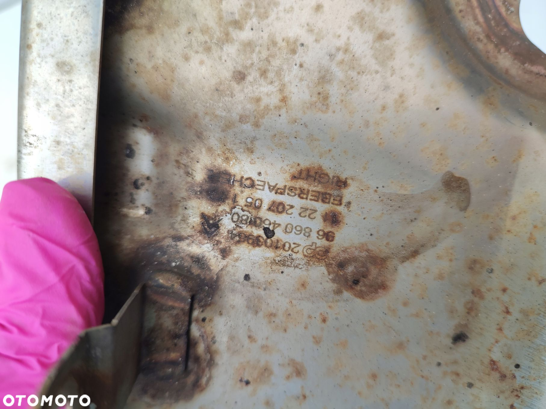 Końcówka wydechu prawa CITROEN C5 III X7 SEDAN 9686046080 ORYGINAŁ - 5