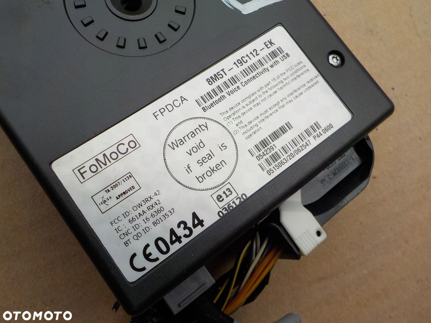moduł bluetooth ford focus mk2 8M5T-19C112-EK - 2