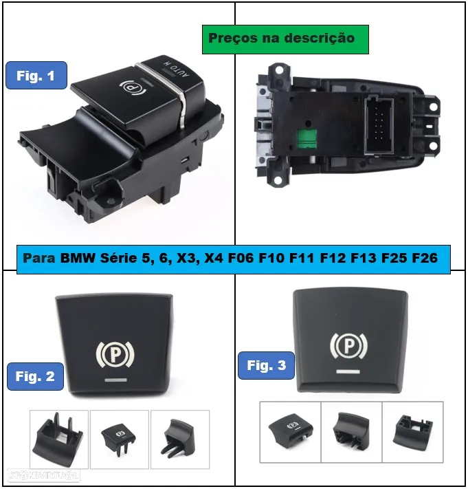 Cinzeiro da consola central BMW F10 F11 F18 - 7